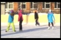 Жители Новоалексеевски построили корт для катания на коньках