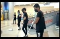 Уральские уборщики сняли танцевальный видеоролик