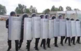 Ликвидировали «массовые беспорядки» среди осуждённых и проверяли уровень подготовки служебных собак