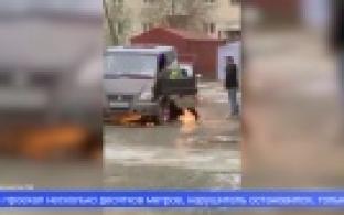 Погоня за пьяным водителем произошла накануне в микрорайоне Магнитка