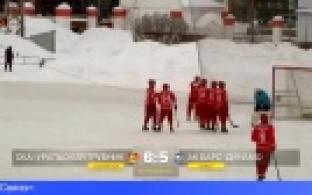 Хоккейный матч, полный самоотдачи и борьбы