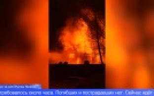 В Новоалексеевском сгорел частный дом