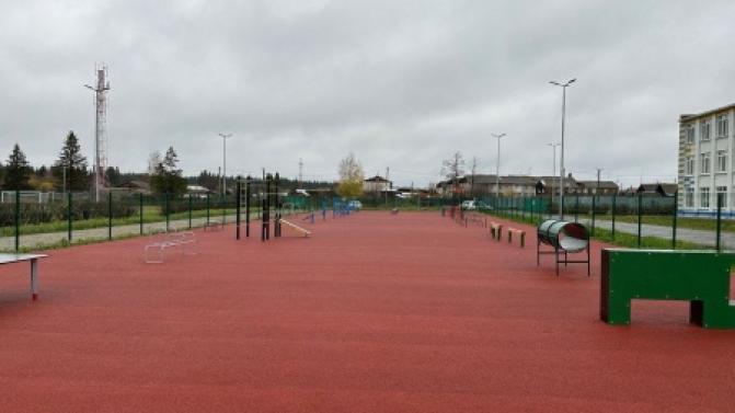 В Кузино функционирует современная спортивная площадка