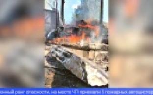 В посёлке Решёты сегодня днём произошёл крупный пожар