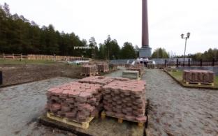 Продолжается реконструкция стелы "Европа-Азия