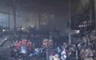 Супермаркет, в котором накануне произошел пожар, пытались обворовать