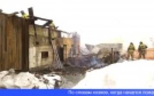 В микрорайоне Самстрой произошёл пожар