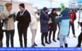 В Первоуральске состоялся турнир по волейболу в снегу