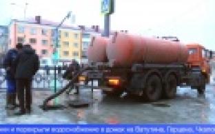 Вода потекла сразу из нескольких колодцев на центральной площади города