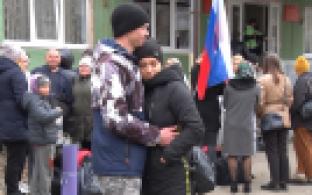 Сегодня к месту несения службы уехала очередная группа мобилизованных первоуральцев