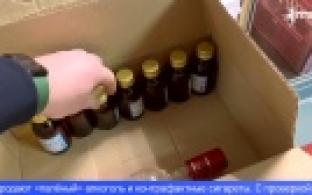 Полицейские выявляли точки продажи контрафактного алкоголя и сигарет
