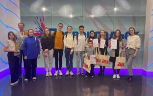 Первоуральские школьники побывали сегодня в нашей телестудии