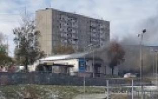 На улице Ленина - пожар