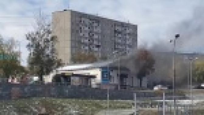 На улице Ленина - пожар