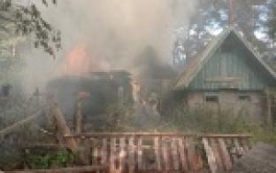 В Шайтанке на улице Красных партизан пожар