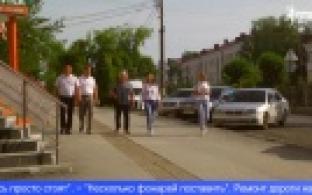 Сотрудники администрации сегодня инспектировали ремонты дорог