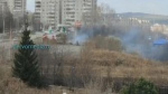 На Вайнера снова горит трава