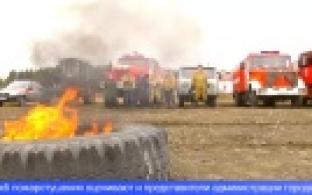 В Первоуральске провели совместные противопожарные учения
