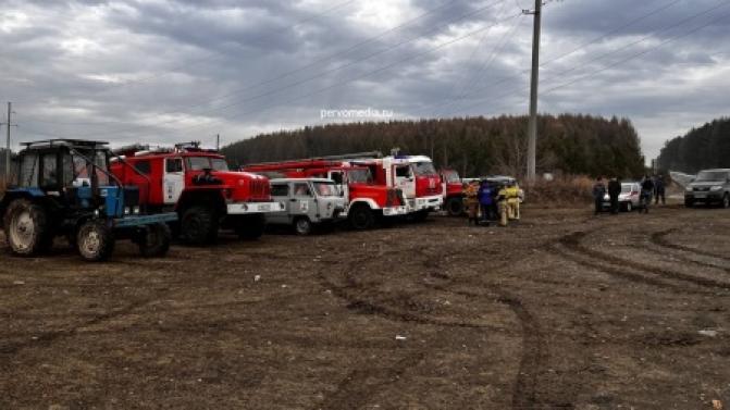 Сегодня в Первоуральске проходят учения по тушению лесных пожаров