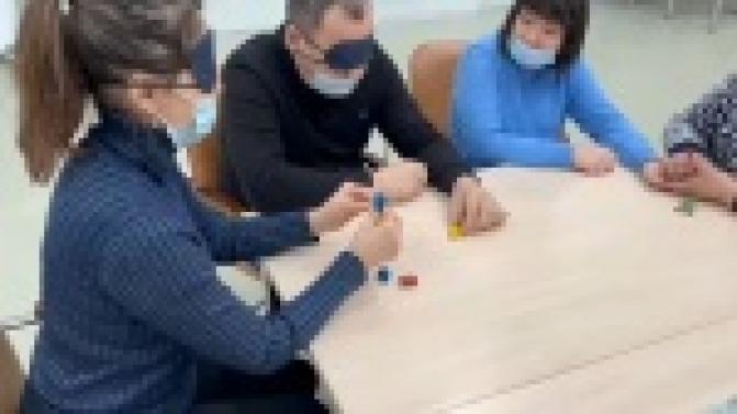 Сегодня в Первоуральске проходит квест для незрячих и слабовидящих людей "Здесь и сейчас"