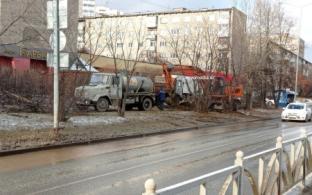 Коммунальная авария на улице Вайнера