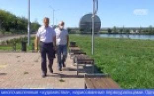 Зоны отдыха на Набережной и около ИКЦ очистили от мусора и обновили