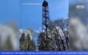 Под Первоуральском украли пожарно-смотровую вышку