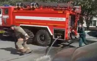 В торговом центре "Марс" сильное задымление