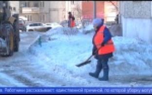 Как чистят дворы от снега в Первоуральске