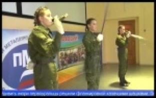 Студентки Образовательного центра готовятся к военно-патриотическому конкурсу