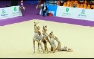 Олимпийская чемпионка провела тренировку для первоуральских гимнасток