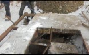 Родник в районе первоуральской мечети перемерз