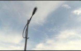 Во дворах на улице Советская устанавливают уличное освещение