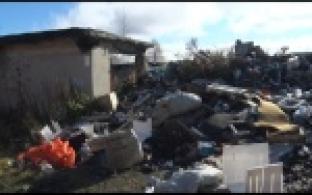 В Шайтанке появилась огромная свалка мусора