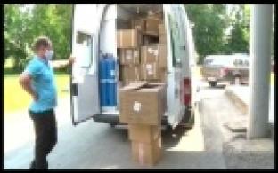 Первоуральская больница получила благотворительную помощь для борьбы с COVID-19