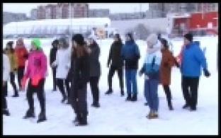 Ученики лицея устроили флешмоб на набережной