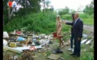 Сотрудники Экологического фонда приехали с очередной проверкой на Самстрой и не обнаружили там мусорную кучу, которая беспокоила местных жителей много лет