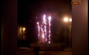 Памятник Ленину на Динасе вновь подвергся нападению