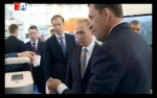Президент России Владимир Путин посетил сегодня выставку «ИННОПРОМ»