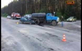 Накануне вечером на трассе Первоуральск- Шаля произошло серьезное ДТП