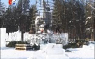 Главный ледовый городок Первоуральска завершил работу