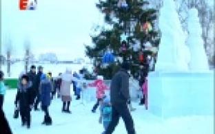 Свой новогодний городок появился и в поселке Билимбай
