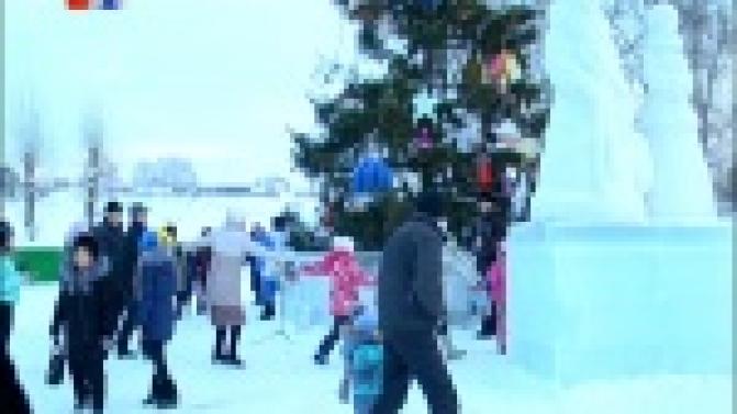 Свой новогодний городок появился и в поселке Билимбай