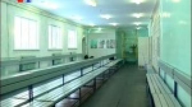 На центральном стадионе в самом разгаре ремонт гардеробной