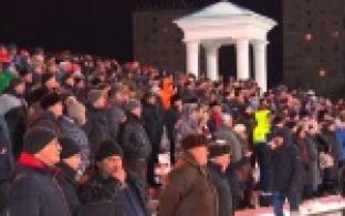 На городском стадионе прошел первый домашний матч против иркутского клуба "Байкал - Энергия"
