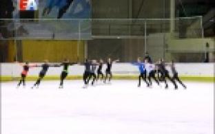 Первоуральские фигуристки заняли четвёртое место по итогам 1-го этапа розыгрыша Кубка России по синхронному катанию