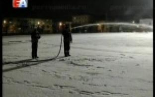 Лед на стадионе "Уральский трубник" будет высокого качества