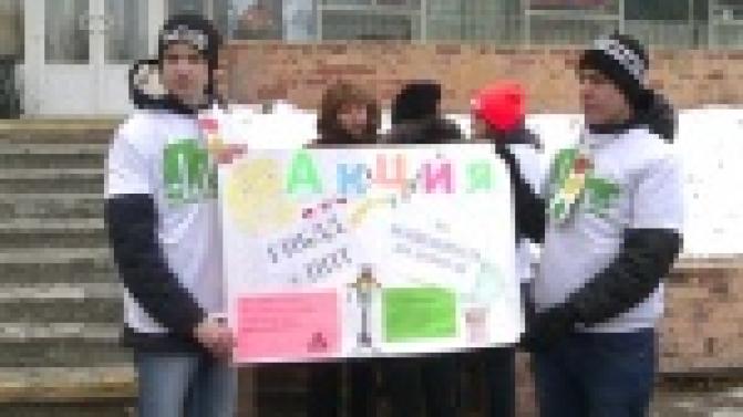 Студенты и автоинспеткоры отправились на городские улицы, чтобы напомнить об опасности "нетрезвого" вождения