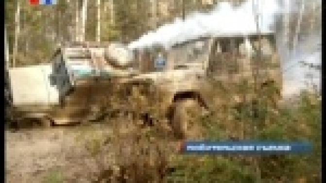 В эти выходные под Первоуральском прошли соревнования джип кантри-кросс "Покорение Шишима"
