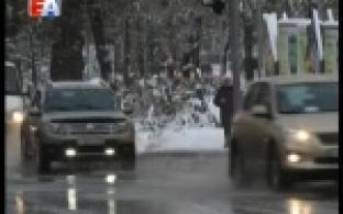 Сегодня в Первоуральске пошел первый снег